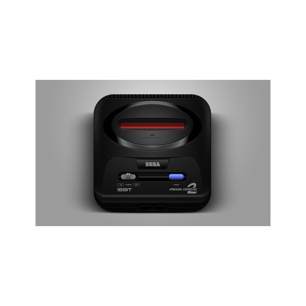 Alimentation Secteur Pour Sega Multi-Mega / CDX - Adaptateur Retro Game Supply - 2m - Neuf